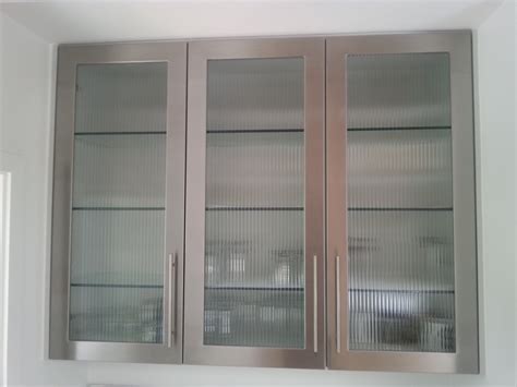 custom stainless steel shop cabinet doors|custom kitchen cabinet doors.